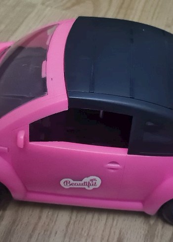 Pastel Pembe Oyuncak Araba - Görsel 4