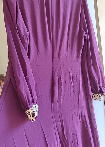 Temiz mürdüm abiye - Görsel 3