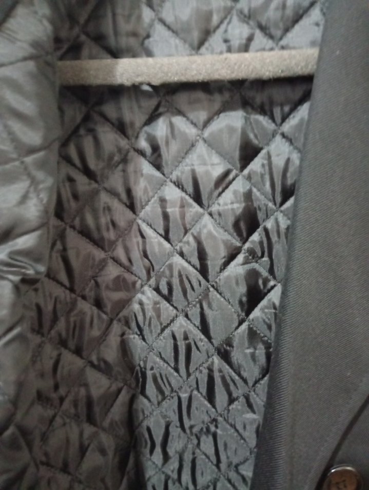 Düğmeli Siyah Uzun Erkek Kaban - Görsel 3