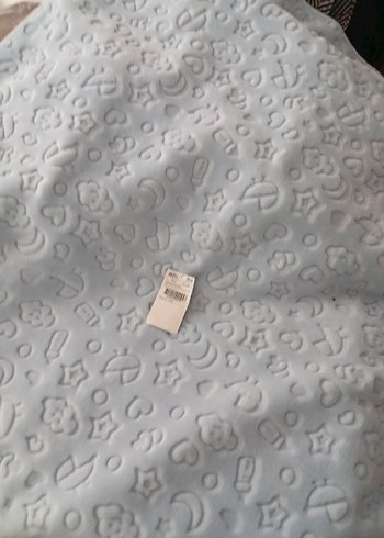 Mavi Baskılı Bebek Battaniyesi - Görsel 2