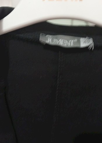 Kadın Siyah Uzun Kollu Düğmeli Blazer - Görsel 4