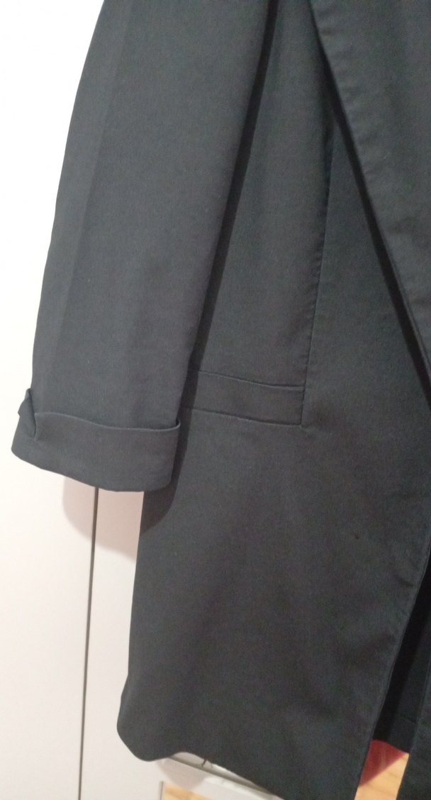 Kadın Siyah Uzun Kollu Düğmeli Blazer - Görsel 3