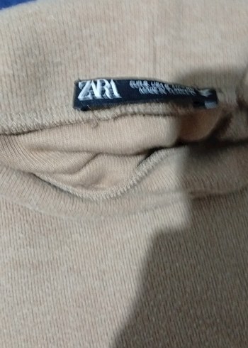 ZARA Bej Yarım Boğazlı Kolsuz Kadın Süveter - Görsel 4