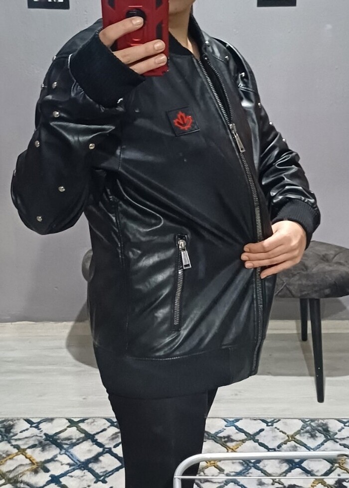 Deri ceket - Görsel 5