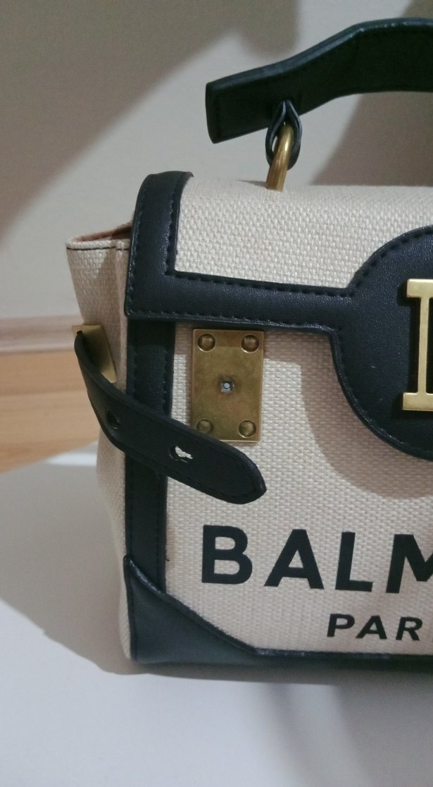 Balmain Beyaz Deri Kadın El Çantası - Görsel 3