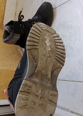 Siyah Gri Süet Tokalı kız çocuk Bot - Görsel 9