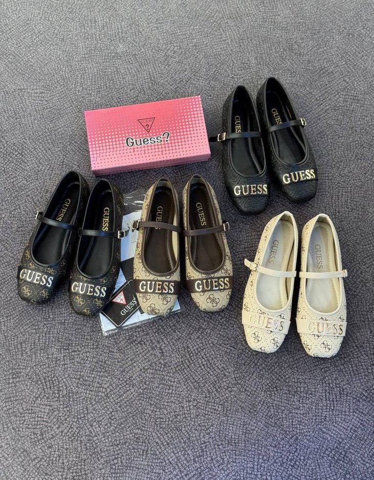 Guess Desenli Kadın Günlük Topuklu Babet - Görsel 2