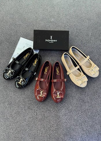 kadın siyah Tokalı Babet Ayakkabı - Görsel 2