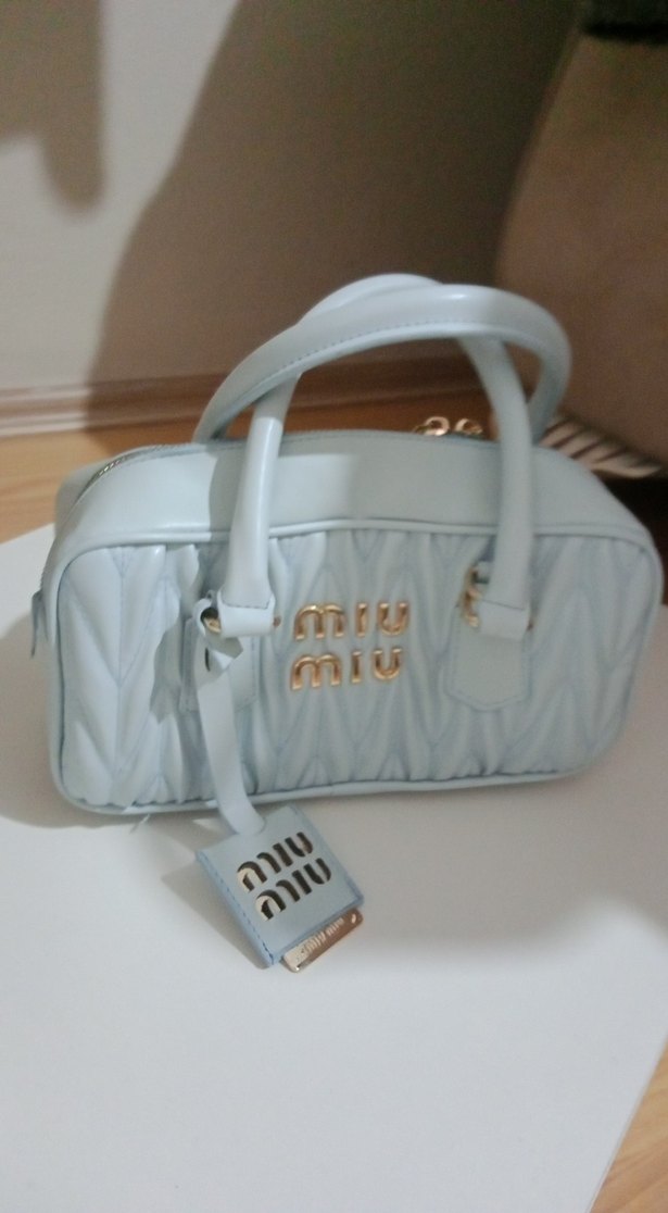 Miu Miu Beyaz Deri Kadın Çanta - Görsel 3