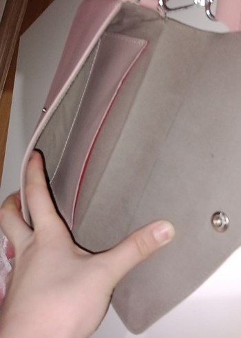 Pembe Deri Kemerli Kadın Çanta - Görsel 4