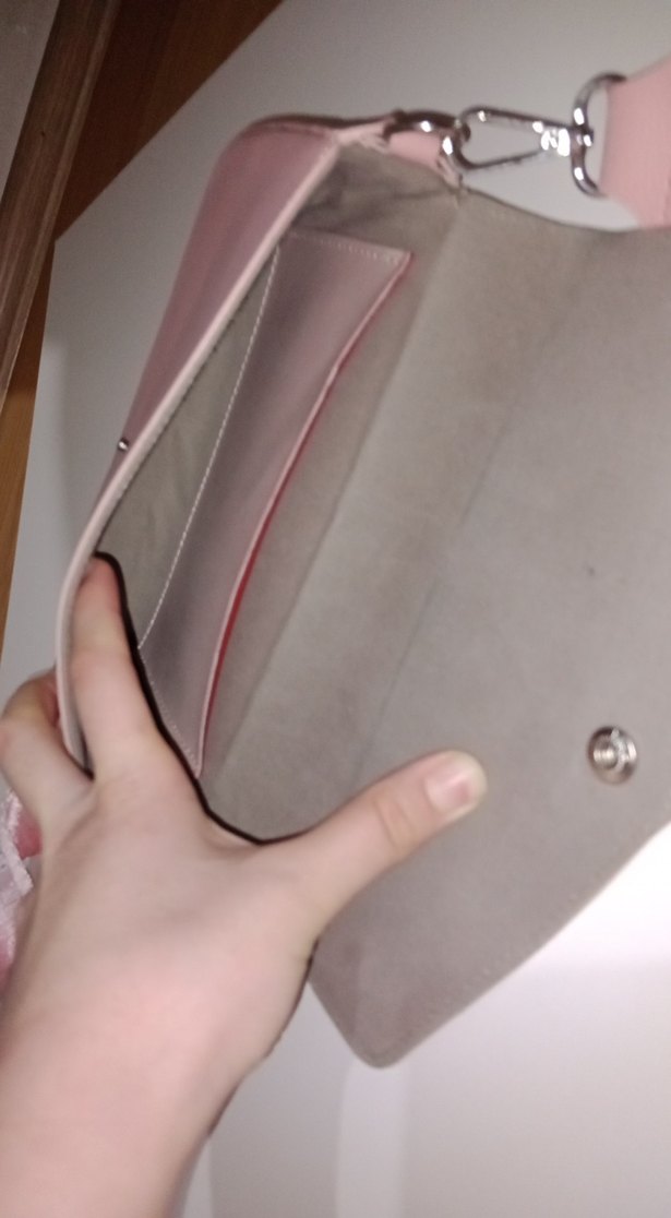 Pembe Deri Kemerli Kadın Çanta - Görsel 4