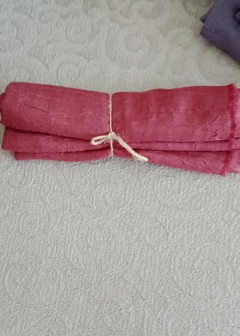 Bordo bambu kraş Kadın Şal adet 110 TL
