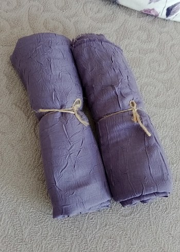 Kadın Mor bambu kraş Şal