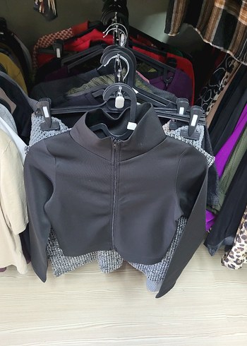 xs Beden Crop sweat hırka