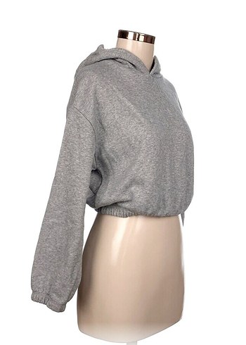 s Beden gri Renk Zara crop sweat