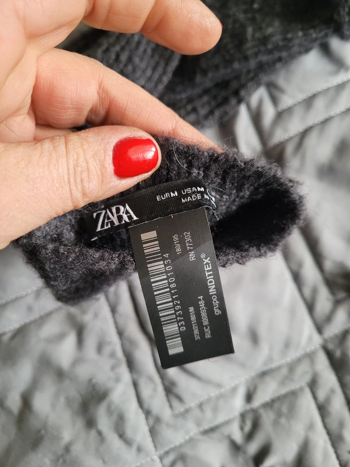 Zara parmaksiz yun eldiven - Görsel 2