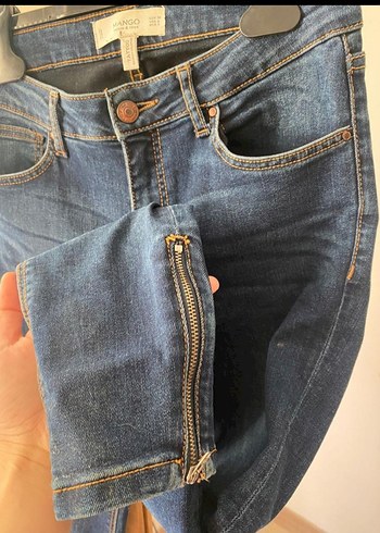 Mango Fermuarlı Skinny Jean - Görsel 3