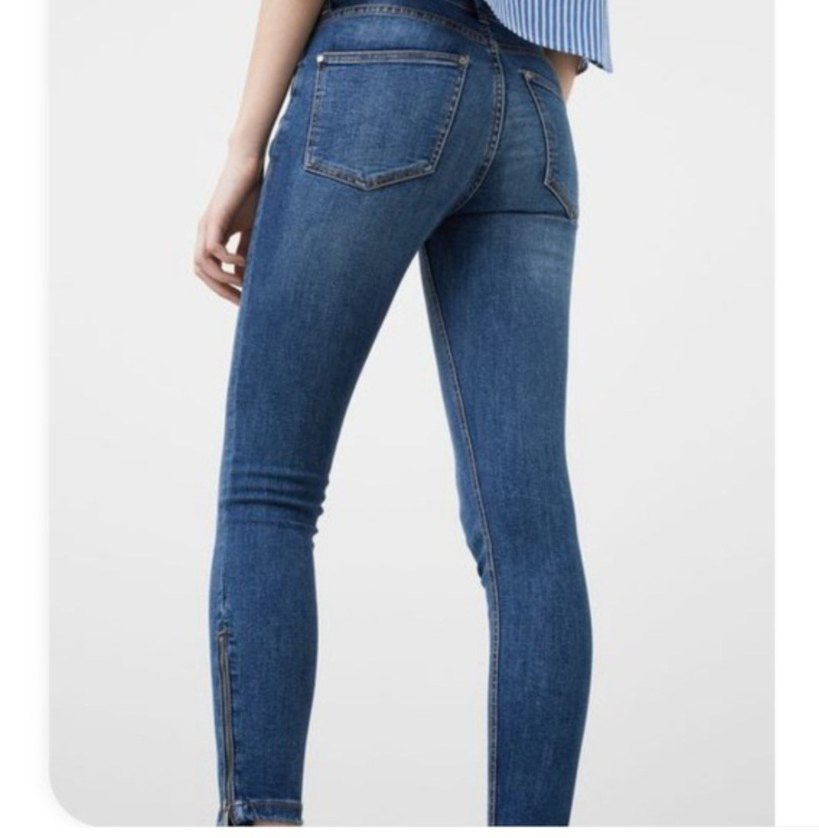 Mango Fermuarlı Skinny Jean - Görsel 2