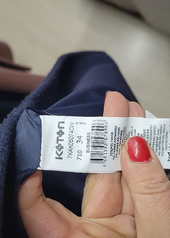 Koton Kaşe Ceket Kaban - Görsel 3