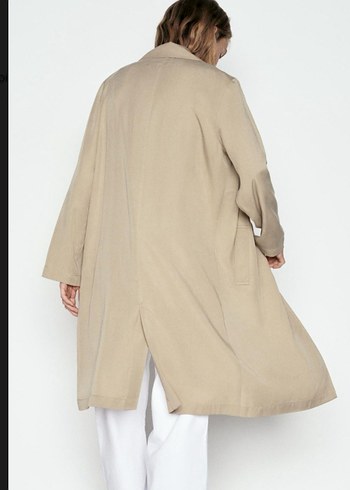 Zara ince oversize trenchcoat - Görsel 2