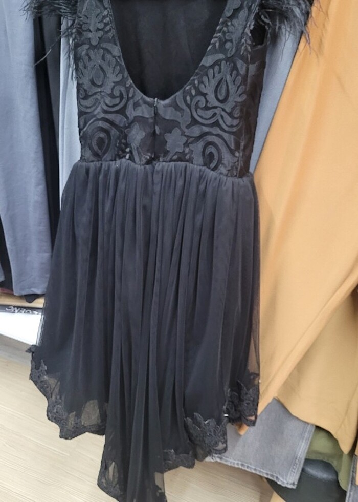 Siyah ozel dikim abiye - Görsel 2