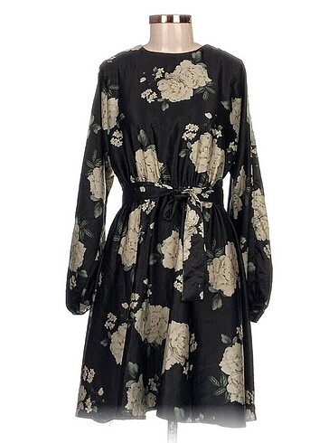 Saten elbise - Görsel 3