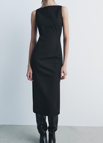 Zara midi kalem elbise