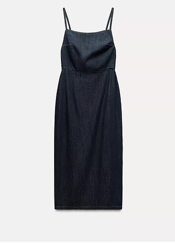 s Beden lacivert Renk Zara denim elbise