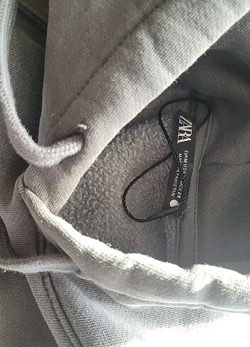 m Beden gri Renk Zara oversize sweat