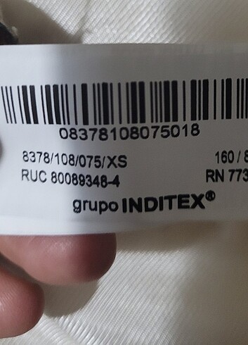xs Beden Zara tuvit ceket