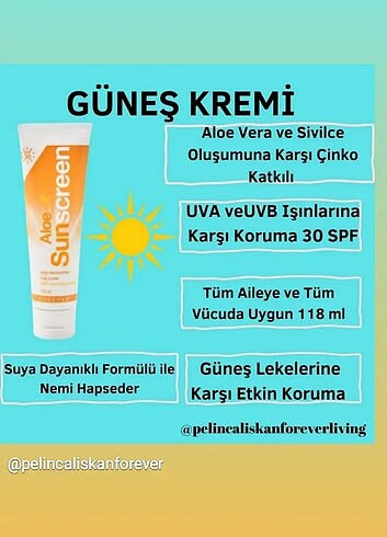 Forever Living Güneş Kremi 