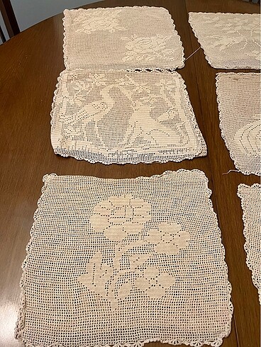 Dantel kırlent takımı - Görsel 2