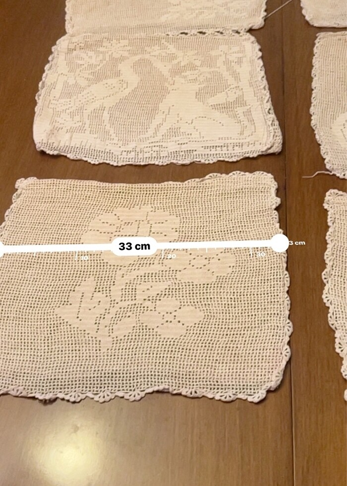 Dantel kırlent takımı - Görsel 4