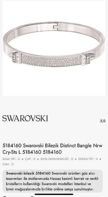 Swarovski bileklik - Görsel 6