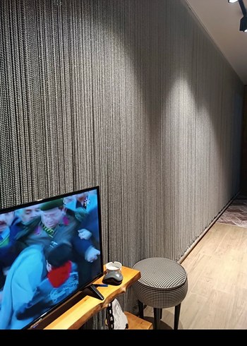 Gri Çizgili Modern Perde - Görsel 4