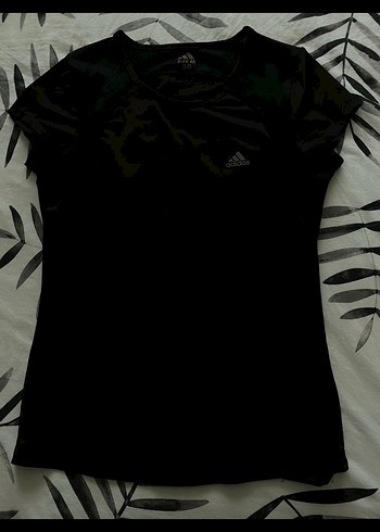 Siyah Adidas Kadın Spor Tişörtü - Görsel 4