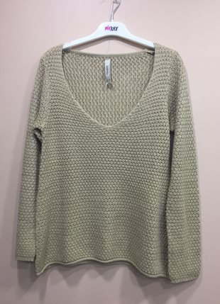 Pull and Bear Geniş Yaka Kazak