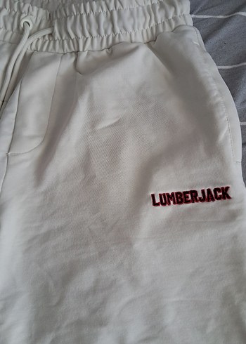 LUMBERJAC Beyaz Pamuklu Erkek Şort - Görsel 4