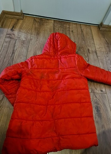 7 Yaş Beden Marks and spencer kirmizi anorak