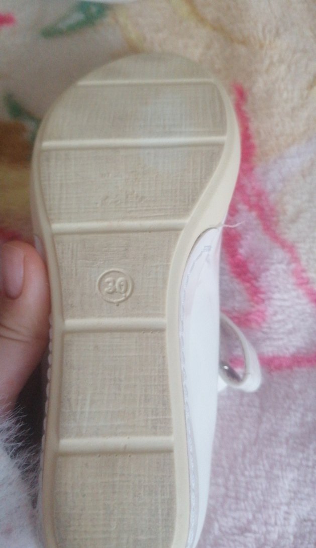 Beyaz Kürklü Kız Babet Ayakkabı - Görsel 5