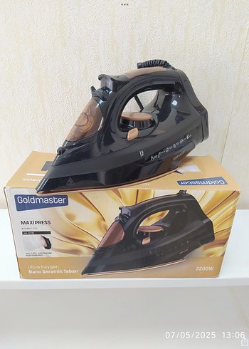 Goldmaster Maxipress Siyah-Gold Ütü