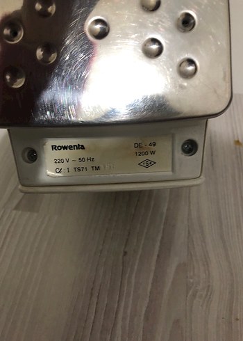 Beden Rowenta Beyaz Gri Klasik Ütü Inox Tabanlı
