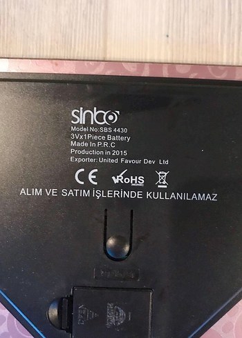  Beden Pembe Dijital Baskılı Banyo Tartısı