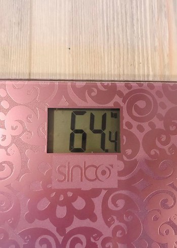  Beden Renk Pembe Dijital Baskılı Banyo Tartısı
