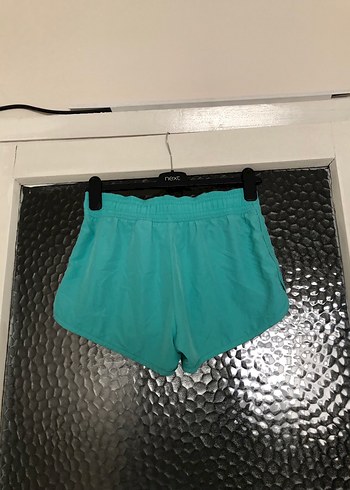 s Beden turkuaz Renk Mango deniz şortu Turkuaz Loose Fit Mini Şort