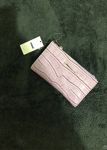 Mavi jeans cüzdan Yılan Desenli Pembe Fermuarlı Kadın Cüzdanı