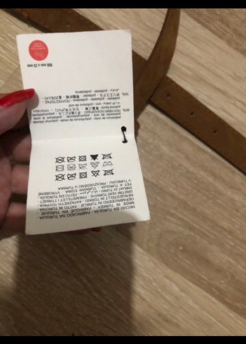 Zara Zara Bej Süet Kadın Kemer