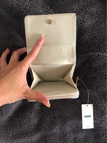 Beden camel Renk Mavi Jeans cüzdan
