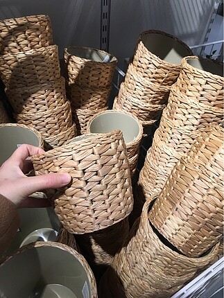 Ikea hasır saksı