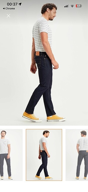 31 Beden Orijinal sıfır gibi Levi's lacivert 511 kot